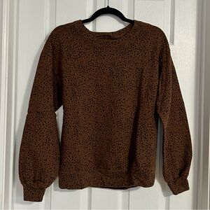Abercrombie & Fitch animal print sweatshirt, size M